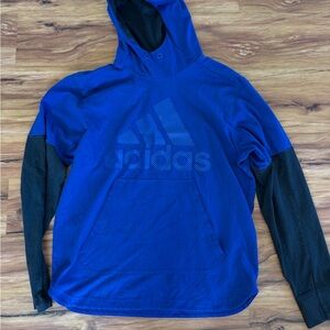 Adidas Royal Blue and Black Hoodie